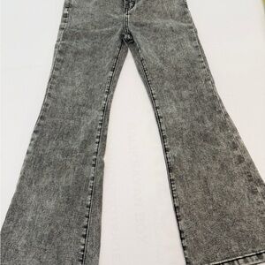 SHEIN Charcoal Flare Jeans